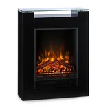 Klarstein Studio-5, električni kamin, ventilator na vrući zrak, 900/1800 W, daljinski upravljač, crni
