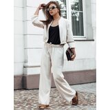 DStreet Women's wide trousers MADDIE, light beige | Shoptok.si