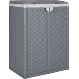  Kanta za smeće s 2 vratima siva 65 x 45 x 88 cm PP | shoptok.hr