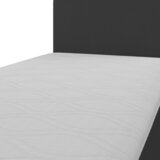 Bessagi Home Postelja Z Vzmetnico Vida, Antracit, Nadvložek, 90x200 | Shoptok.si