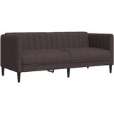 Maison Chic kavč - Sofa - Kanape dvosed temno rjava tkanina, (21726540) Cene