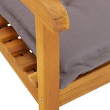  Stolica za ljuljanje od masivnog bagremovog drva s jastucima | shoptok.hr