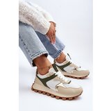 Boto Women's Beige-Green Sports Sneakers Ralita | shoptok.hr