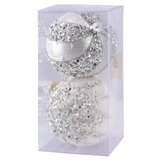  Icy lux novogodišnja kugla set srebrno-bela 12cm miks 2k ( 780307 ) Cene