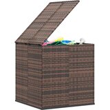  Kutija za vrtne jastuke od PE ratana 100 x 97,5 x 104 cm smeđa | shoptok.hr