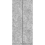 Ormar siva boja betona 90 x 52 x 200 cm od konstruiranog drva | shoptok.hr