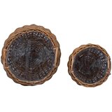  Vazon koš s pohranom 2 pcs Smeđa Lacak Ratan | Eponuda.com