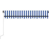  Ročno zložljiva z led lučmi 350x250 cm modra in bela | Shoptok.si