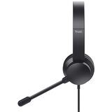 Trust HS-260 Headset Wired Neck-band Office /Call center USB Type-A Black | shoptok.hr