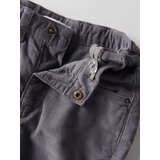 Reserved - Regular hlače od rebrastog baršuna - light grey | shoptok.hr
