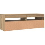  TV ormarić LED boja hrasta 120x35x40 cm konstruirano drvo Smeđa | Shoptok.si