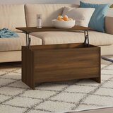 vidaXL stolić za kavu smeđi hrast 102x55,5x52,5 cm konstruirano drvo Cijene