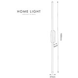 Solea 55 zidna lampa 12W 3000K crna | Eponuda.com