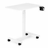  Mobilni stol 70x48 cm, stol za prijenosno računalo, podesiva visina 71,5-112 cm, bijela, ModernHome | shoptok.hr