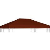 vidaXL Streha za paviljon 310 g/m² 3x4 m terakota Cene