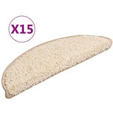 Maison Chic Preproga, Ruge za stopnice 15 kosov 56x17x3 cm krem, (22120742) | Shoptok.si