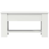  Stolić za kavu bijeli 101x49x52 cm od konstruiranog drva | shoptok.hr