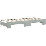  Dnevni krevet na razvlačenje svjetlosivi 80 x 200 cm baršunasti | shoptok.hr