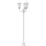  Vrtno svjetlo Bijelo 57 x 49 x 241 cm Aluminij i staklo | shoptok.hr