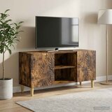 TV ormar 102 x 34,5 x 50 cm Dimljeni hrast Konstruirano drvo u