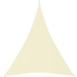  Senčno jadro oksford blago trikotno 5x7x7 m krem | Shoptok.si