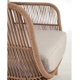 Kave Home Bež metalna/podstavljena vrtna fotelja Catalina – | shoptok.hr