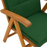  Set za blagovanje u vrtu od 5 dijelova Prirodna | shoptok.hr
