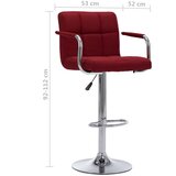 Barska stolica od tkanine boja vina | shoptok.hr