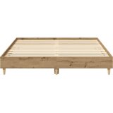  Okvir kreveta bez madraca boja hrasta artisan 140x200 cm | Eponuda.com
