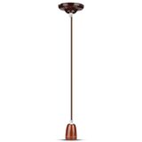 Kabel za napajanje 1xE27/60W/230V, braon/porcelan Cene