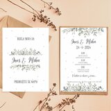  Poročna vabila ZELENJE PORZEL 208 | Shoptok.si