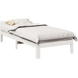 vidaXL Posteljni okvir brez vzmetnice bel 80x200 cm trdna borovina | Shoptok.si