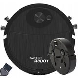 Aku. robotski sesalnik 2 metlice USB črn SWEEPIN ROBOT u