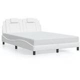  Okvir kreveta Viana s LED-om bez madraca bijeli 140x190 cm | shoptok.hr