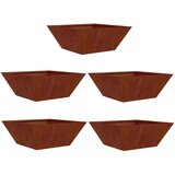 Vrtna saksija 5 pcs Rđa 40 x 40 x 15 cm | Eponuda.ba