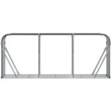 vidaXL Držač za cjepanice antracit 234x45x100 cm pocinčani čelik | shoptok.hr