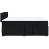  Krevet s oprugama i madracem crni 160x200 cm od tkanine | shoptok.hr