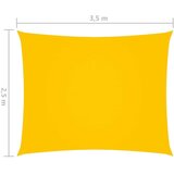  Jedro za zaštitu od sunca od tkanine Oxford pravokutno 2 5x3 5 m žuto | shoptok.hr