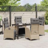  Set od 5 dijelova namještaja za vrt bež poli rattan | shoptok.hr