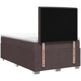  Boxspring krevet s madracem Tamno smeđa 120 x 190 cm Tkanina - Tamno smeđa 120 x 190 cm Dizajn linija | shoptok.hr