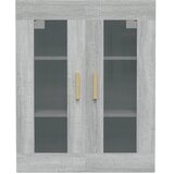 Viseći zidni ormarić boja sivog hrasta sonome 69,5 x 34 x 90 cm | Eponuda.com