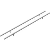 Drška Ročaj za omaro 2 pcs srebrna 700 mm Nerjaveče jeklo, (5000131700) | Shoptok.si