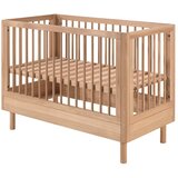 Vipack Otroška posteljica iz masivnega hrasta z nastavljivo višino 60x120 cm v naravni barvi Forrest – | Shoptok.si