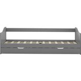  Okvir za krevet na razvlačenje od borovine sivi 90 x 200 cm | Eponuda.com