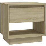Furnova Nočna omarica sonoma hrast 45x34x44 cm iverna plošča, (21927456) | Shoptok.si