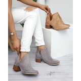 Resti Light brown women's insulated boots on the Karela post - Footwear | ePonuda.com
