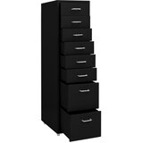  Mobilni ormarić za spise crni 28 x 41 x 109 cm metalni | Eponuda.ba