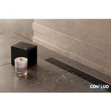 Peštan confluo frameless crno staklo 850mm | Eponuda.com