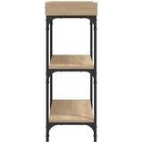  Konzolni stol s policama boja hrasta sonome 100 x 30 x 80 cm | Eponuda.ba