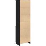 vidaXL Visoka omara črni hrast 50x35x180 cm inženirski les | Shoptok.si
